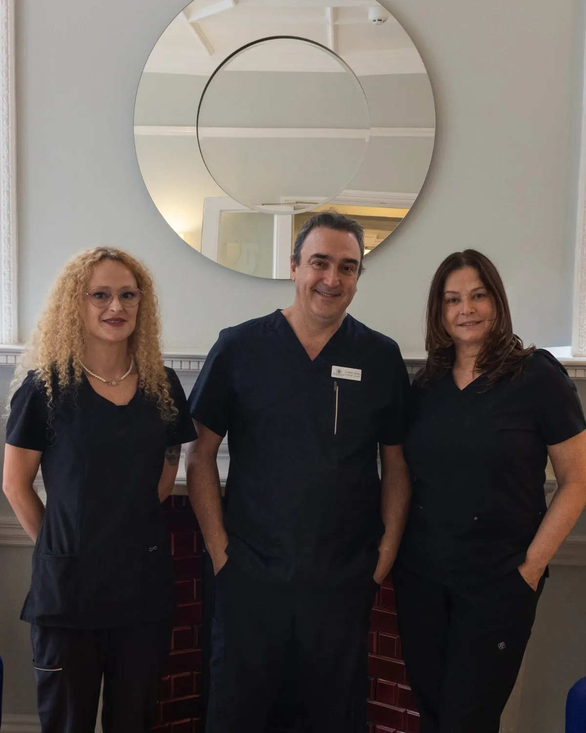 The Brazilian Smile team together at the Harley Street clinic.